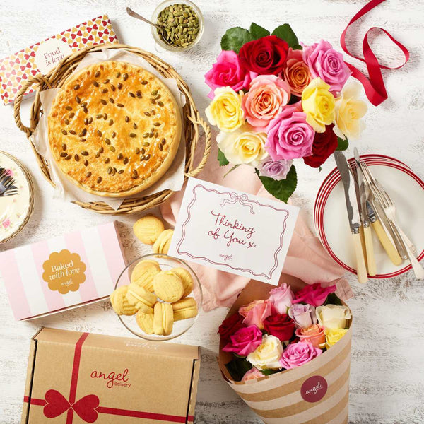 Dinner & Summer Blooms - Now with Summer Roses!