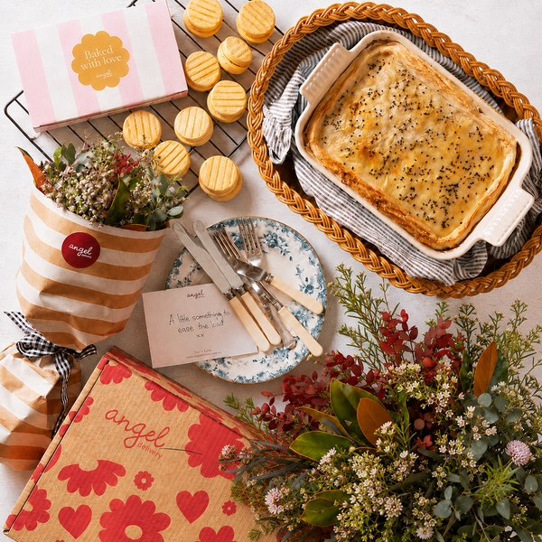 Dinner & Blooms Care Package