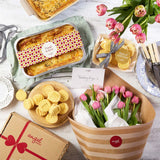 Dinner & Spring Blooms